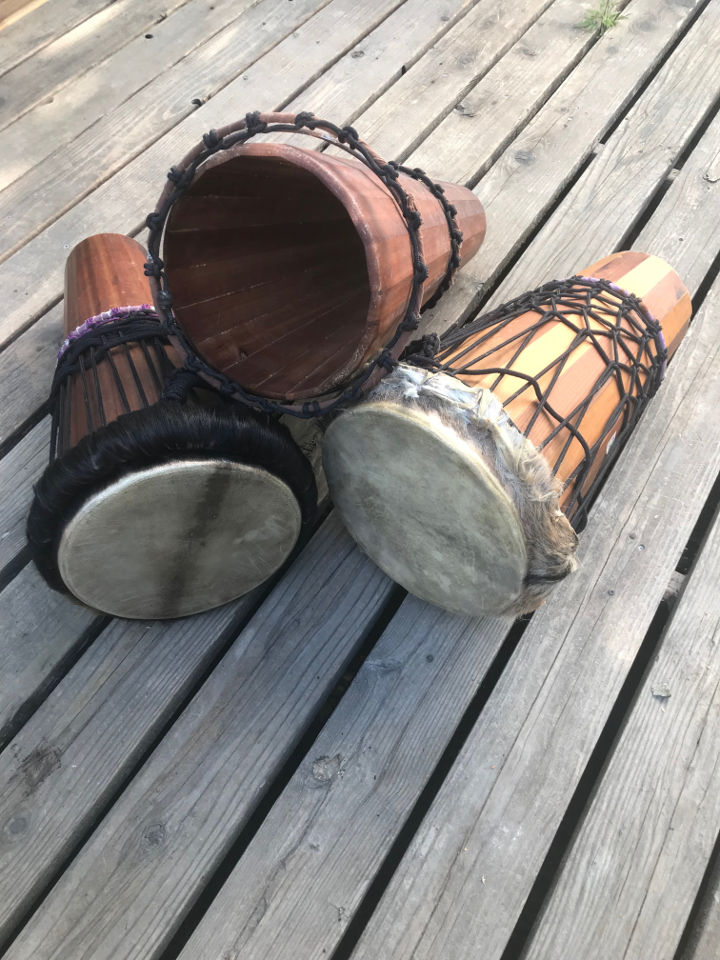 Some of my home-made drums